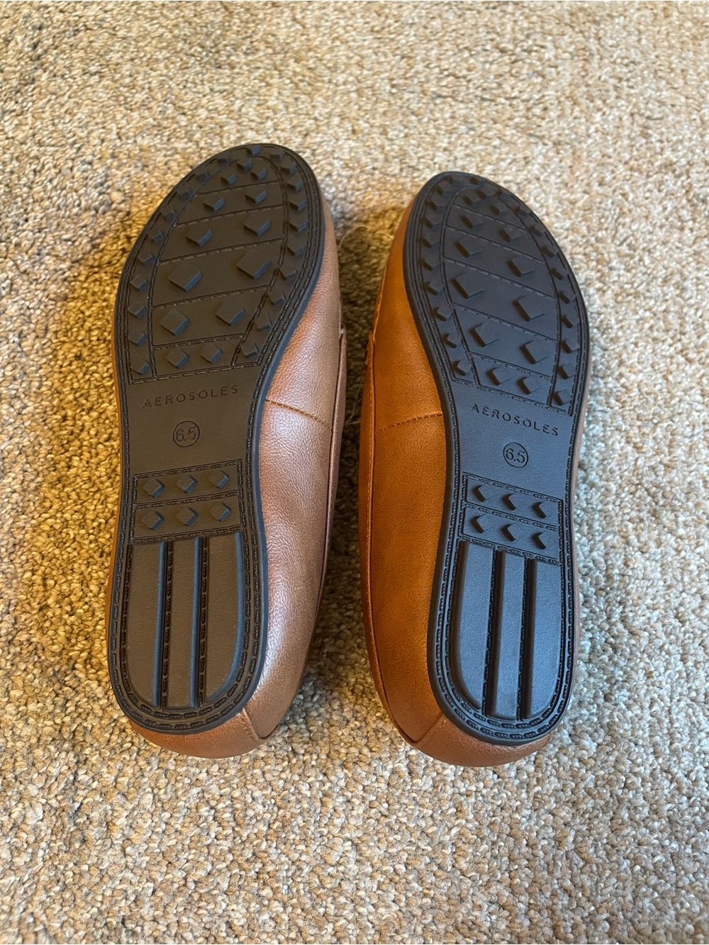 AEROSOLES Women’s Tan Leather Horsebit Slip-On Loafers Size 6.5 NWOB - Picture 6 of 7